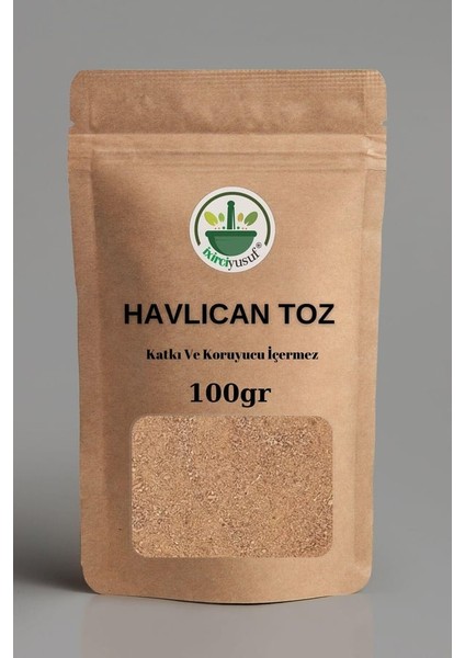 Havlıcan Toz (Katkısız, Öğütülmüş) 100 gr