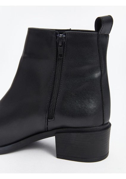 Yeni Sezon Deri Görünümlü Kadın Topuklu Bot fırsatları