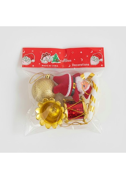 Yılbaşı Ağacı Süsü Karışık Küçük Boy 5 Parça (2308001)