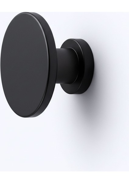 Alex 70 mm Lüks Askı Mat Siyah Metal Askılık Banyo Mutfak Salon Askısı Tasarım Dayanıklı Kullanım