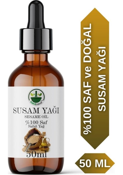 Soğuk Sıkım Susam Yağı %100 Saf ve Doğal (50ML)