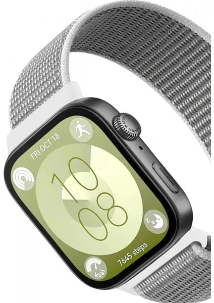 Huawei Fit 4 Hasırlı Cırtcırtlı Kordon - Beyaz fiyatları