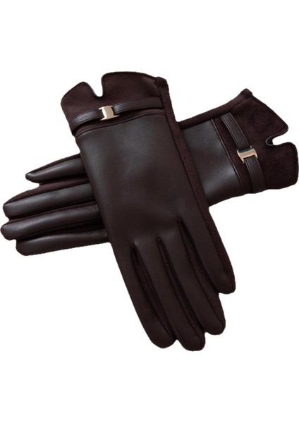 Kışlık Isıtmalı, Kalınlaştırılmış, Dokunmatik Ekran Uyumlu Parçalı Eldiven (Yurt Dışından)