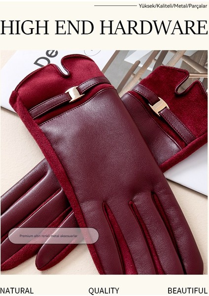 Kışlık Isıtmalı, Kalınlaştırılmış, Dokunmatik Ekran Uyumlu Parçalı Eldiven (Yurt Dışından) fırsatları