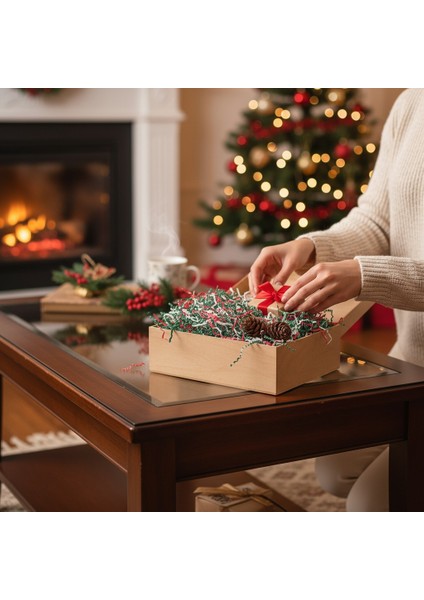 500 gr Zigzag Kırpık Kağıt , Kırpıntı Kağıt * Yılbaşı Mix Yeşil / Kırmızı / Beyaz fiyatları