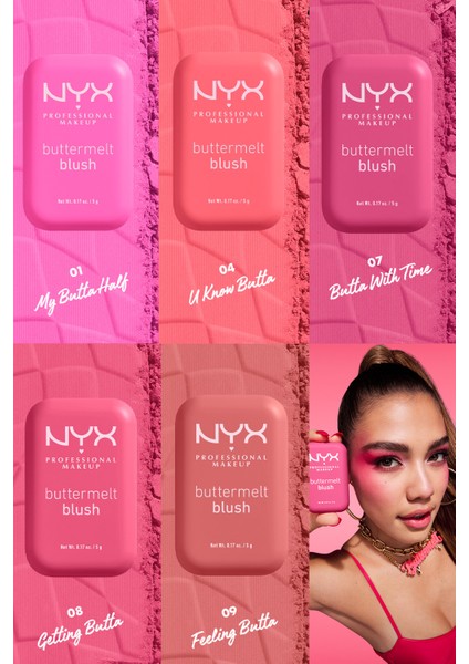 Buttermelt Blush Kremsi Pembe Pudra Allık - 04 U Know Butta & Maybelline Tattoo Gel Pencil Orange Flash indirimleri