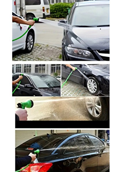 Uzayan Hortum 22.5 Metre Hafif ve Taşınabilir Bahçe Kullanımı İçin Uygun