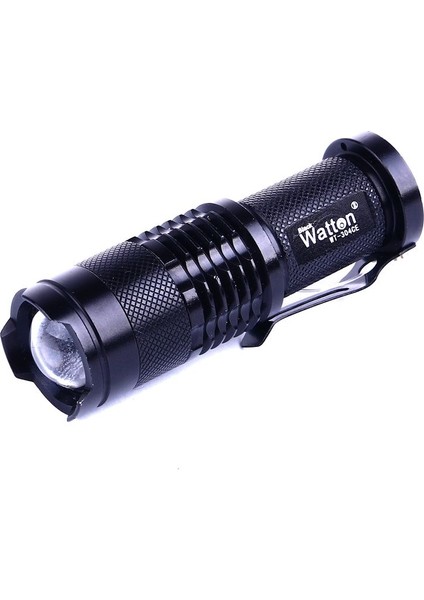 Mini Güçlü Şarjlı Pilli EL Feneri Wt-304