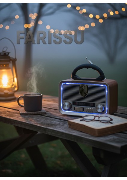 301 Eskitme Nostalji Tasarımlı Bluetoothlu Nostalji Radyo Fm-Sd Kart-Aux fırsatları