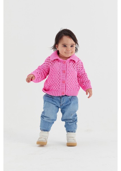 Çocuk Triko Hırka Pembe fırsatları