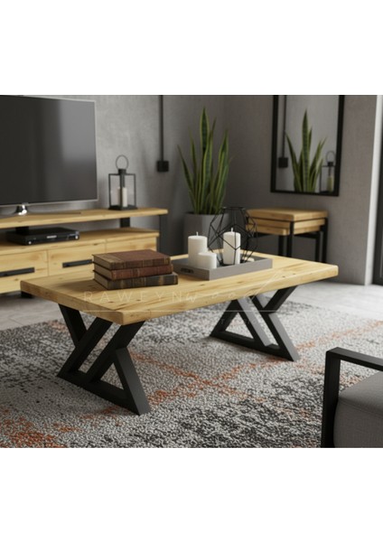 Mobel Doğal Ahşap Orta Sehpa 45X45 fiyatları