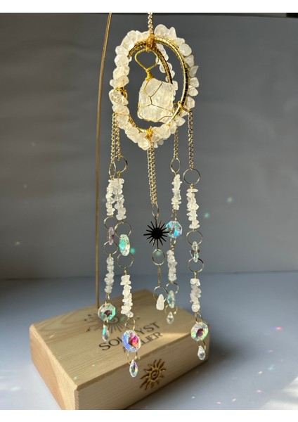 Masaüstü Serisi Kristal Kuvars Sun Catcher - Güneş Tutucu - Güneş Yakalayıcı - El Yapımı