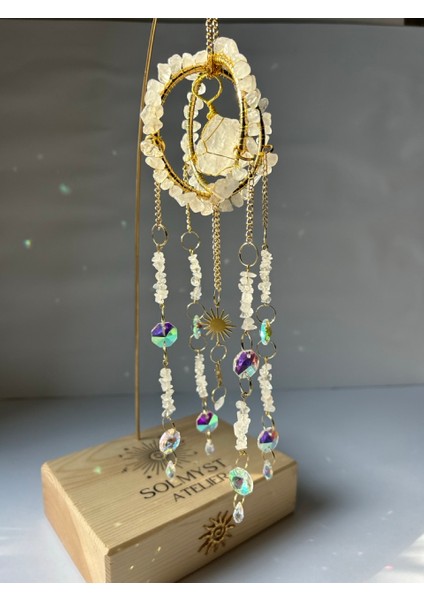 Masaüstü Serisi Kristal Kuvars Sun Catcher - Güneş Tutucu - Güneş Yakalayıcı - El Yapımı fiyatları