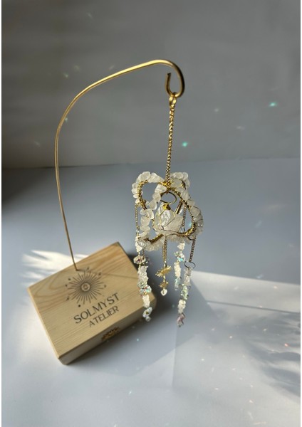 Masaüstü Serisi Kristal Kuvars Sun Catcher - Güneş Tutucu - Güneş Yakalayıcı - El Yapımı modelleri