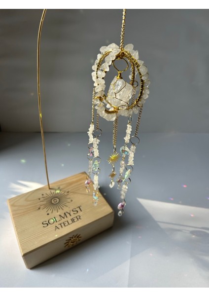 Masaüstü Serisi Kristal Kuvars Sun Catcher - Güneş Tutucu - Güneş Yakalayıcı - El Yapımı indirimleri