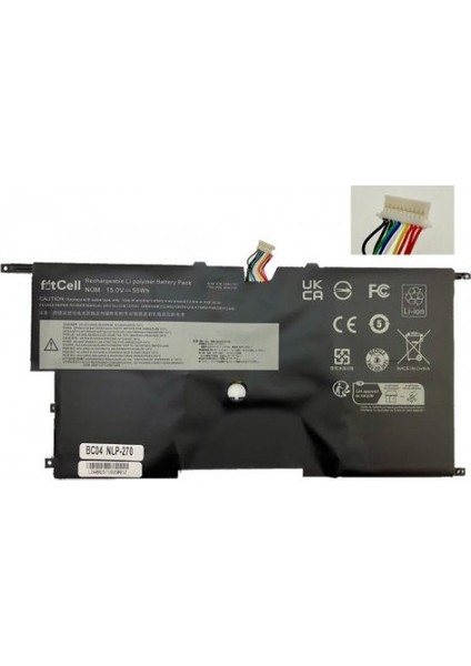 Lenovo Uyumlu 00HW002 SB10F46441 , 00HW003 SB10F46440 Notebook Batarya - Pil