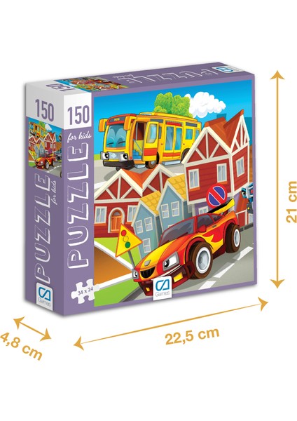 Arabalar - 150 Parçalı Puzzle