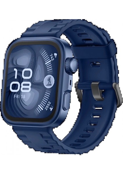 Huawei Fit 4 Nova Silikon Kordon - Lacivert