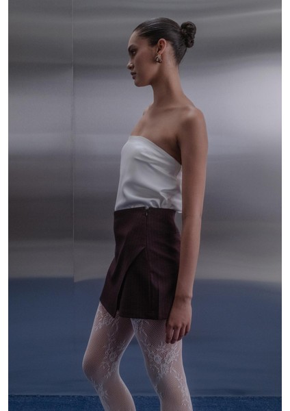 Premium Şort Etek Bordo indirimleri