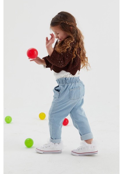 Çocuk Crop Triko Acı Kahve fiyatları