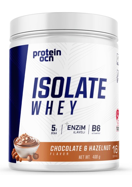 Whey Isolate Chocolate & Hazelnut - 400G - 16 Servis
