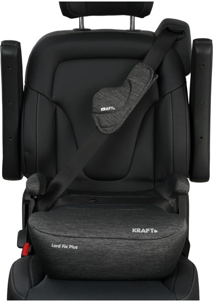 Lord Fix Plus I-Size Booster 125-150 cm (15-36 Kg) Yükseltici Oto Koltuğu Gri