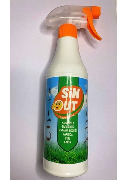 Sinout Uçan ve Yürüyen Haşereler Için Ani Etkili Hazır Solusyon Sprey 500 ml