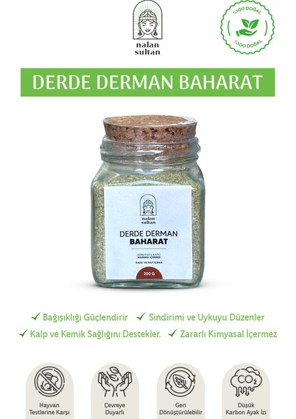 | Şifalı Lokman Baharat, Güçlü Antioksidan, Doğal Antibiyotik, Kimyasal İçermez, %100 Bitkisel (200 gr)