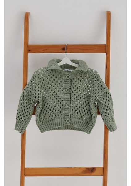 Çocuk Triko Hırka Mint