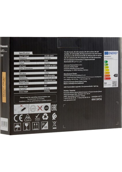 LED Projektör, Sicak Beyaz Işik 50W 4270LM 3000K fırsatları