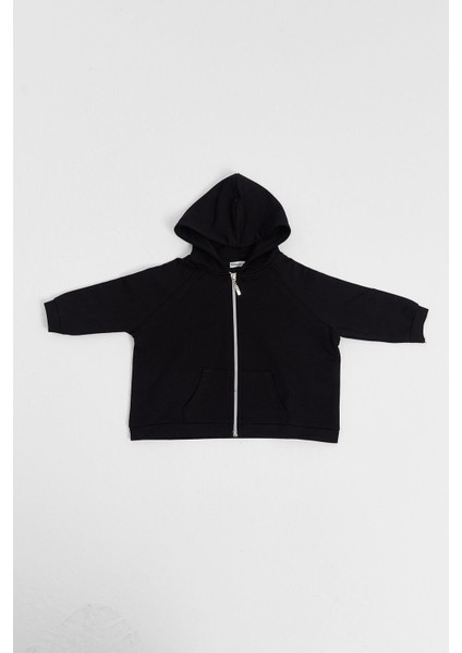 Çocuk Sweat Hırka Siyah