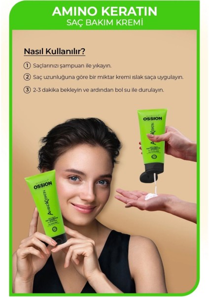 Ossıon Amıno Keratın Saç Maskesi 200ML fiyatları