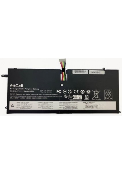 Lenovo Uyumlu Thinkpad X1 Carbon Type 3444 ,x1 Carbon 1st Gen Type 34XX 3460 Thinkpad Notebook Batarya - Pil