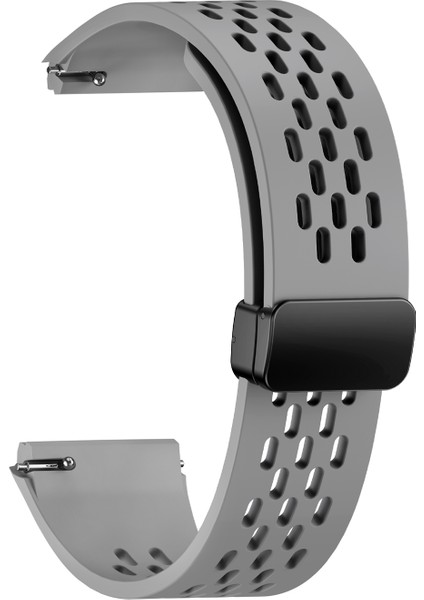 Huawei Watch Gt 6 Pro 46MM Manyetik Silikon Saat Kayışı Düz Renk Katlanır Tokalı Ayarlanabilir Kayış (Yurt Dışından)