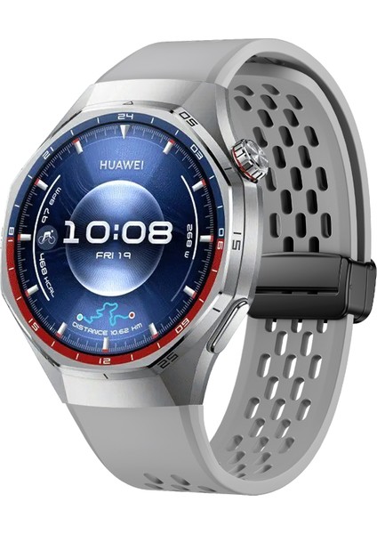 Huawei Watch Gt 6 Pro 46MM Manyetik Silikon Saat Kayışı Düz Renk Katlanır Tokalı Ayarlanabilir Kayış (Yurt Dışından) modelleri