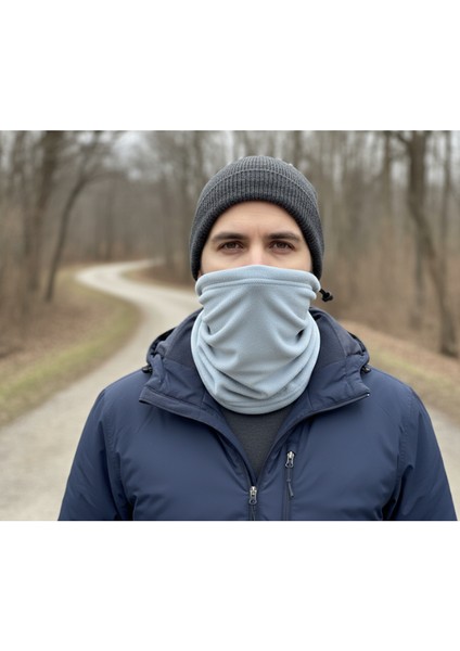 Unisex Rüzgar Önleyici Polar Boyunluk Bere