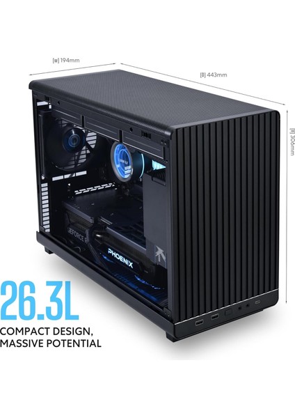 DAN CASE A3 1x FAN MINI TOWER SİYAH mATX KASA G99.A3X.00