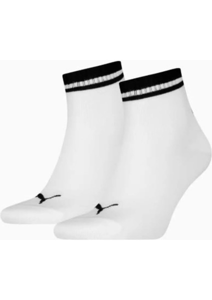 Unisex Beyaz Puma Unısex Bwt Quarter 2p Beyaz Unisex Çorap