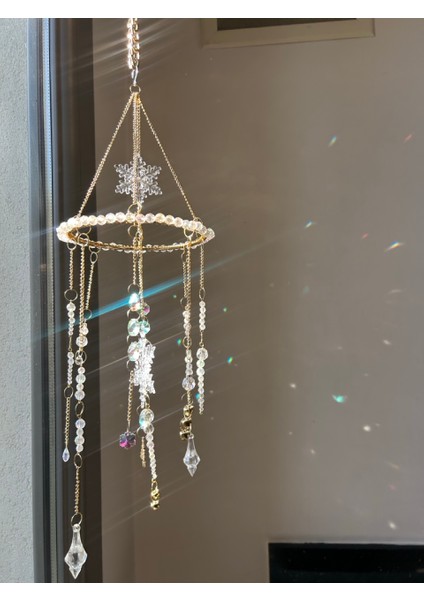 Yılbaşı Serisi - Yeniyıl - Kristal Suncatcher - Güneş Tutucu - Güneş Yakalayıcı - El Yapımı modelleri