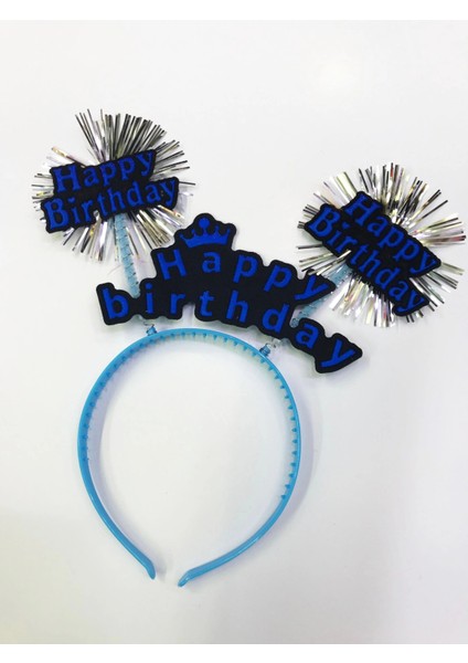 Happy Birthday Neon Renk Doğum Günü Tacı 12 Adet fırsatları