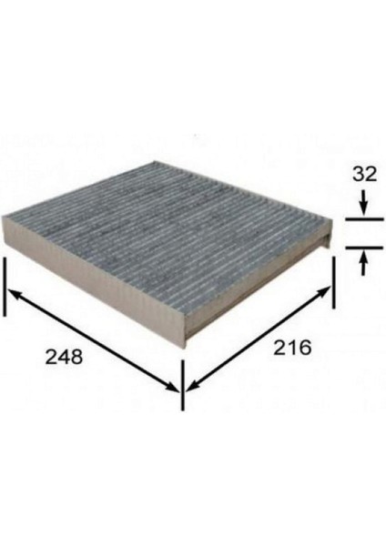 Mtxdpn Polen Filtresi (Vw Polo Iv 1.2 - 1.4 - 1.4 Td - Audi A2) 01--