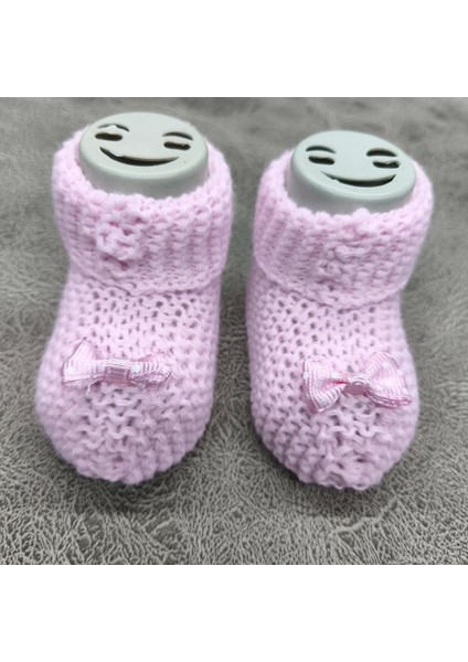 Kız Erkek Bebek Örgü Patik 0-6 Ay