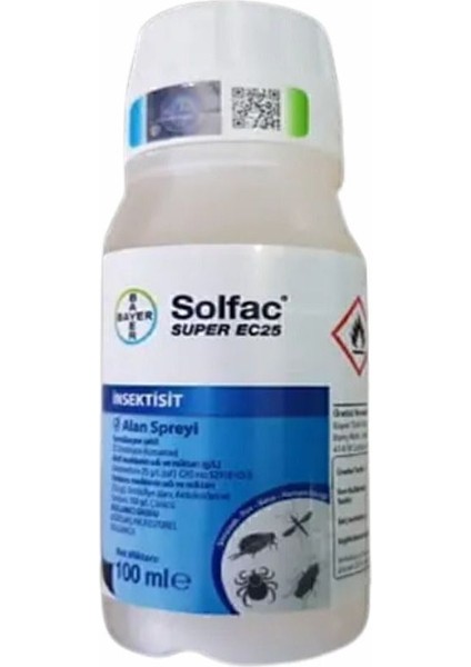 Haşere Kara Sinek, Sivri Sinek Solfac Super Ec 25