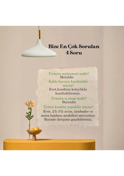 Dokulu Açık Krem Ütü Kablo Ahşap Tekli Avize Sarkıt Salon Mutfak Lamba Aydınlatma Avizeler modelleri