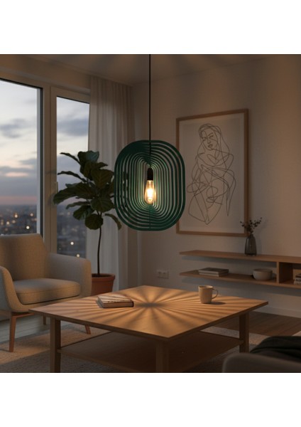 Nova Metal Tasarım Dekoratif Avize – Elle Şekillendirilebilir Modern E27 Sarkıt Aydınlatma modelleri