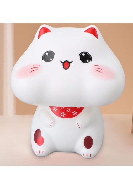 Tomvorks Sevimli Kedi Güneş Işığı Indüksiyon Plastik Heykel Restoranlar Araba Kontrol Paneli Için Şanslı Başını Sallayan Kedi (Büyük Gözlü) fiyatları