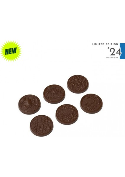 Polikarbon Yuvarlak Çiçek Madlen Çikolata Kalıbı 13 gr | CM-3943