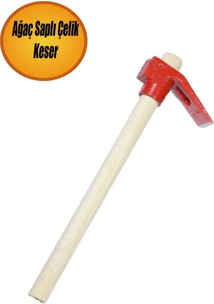 Boss Ağaç Saplı Çelik Keser