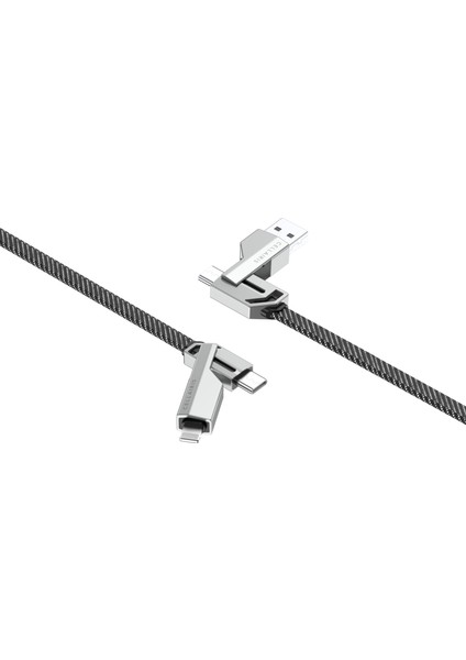 Premium Duvar Şarj Cihazı Pd 45W + 4’ü 1 Arada Kablo - Siyah fırsatları