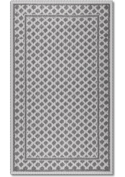 Granada Doğal Pamuklu 2'li Banyo Paspas & Halı Seti 60X100+50X60 cm - Gri fiyatları